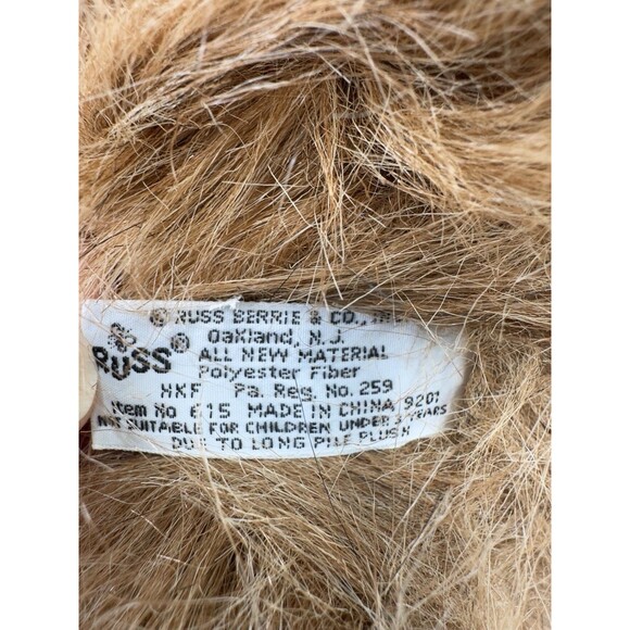 Russ Berrie BURT Yorkshire Terrier Puppy Dog Stuffed Plush - Picture 5 of 8